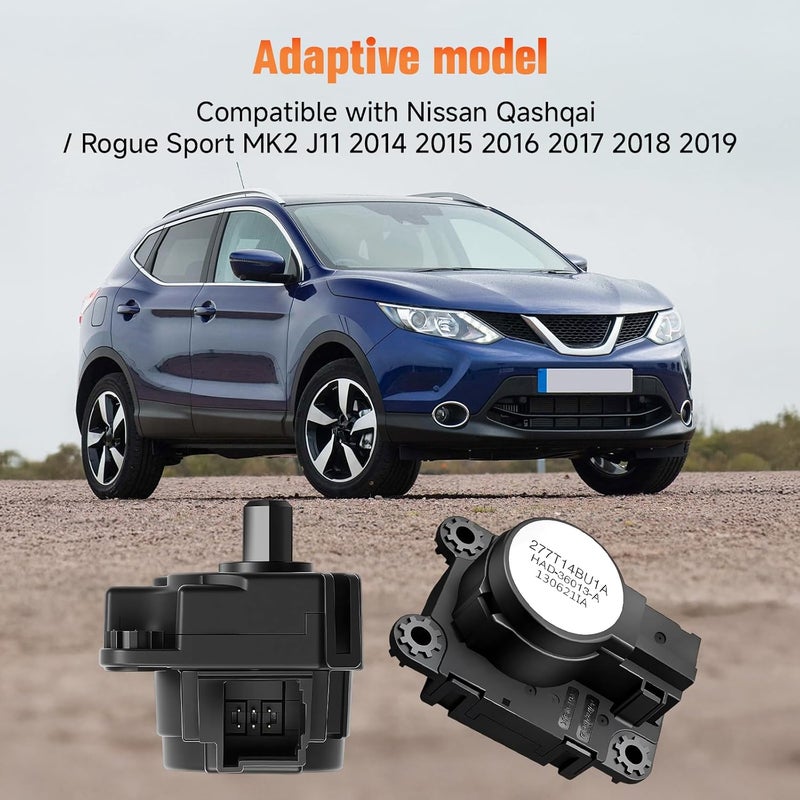 HIPADA 277T14BU1A HVAC A/C Intake Heating Flap Motor Actuator Bracket Compatible with Nissan Rogue 2014 2015 2016 2017 2018 2019,Heater Valve Motor Replace 277T1-4BU1A Heater Valve Motor - Image 4